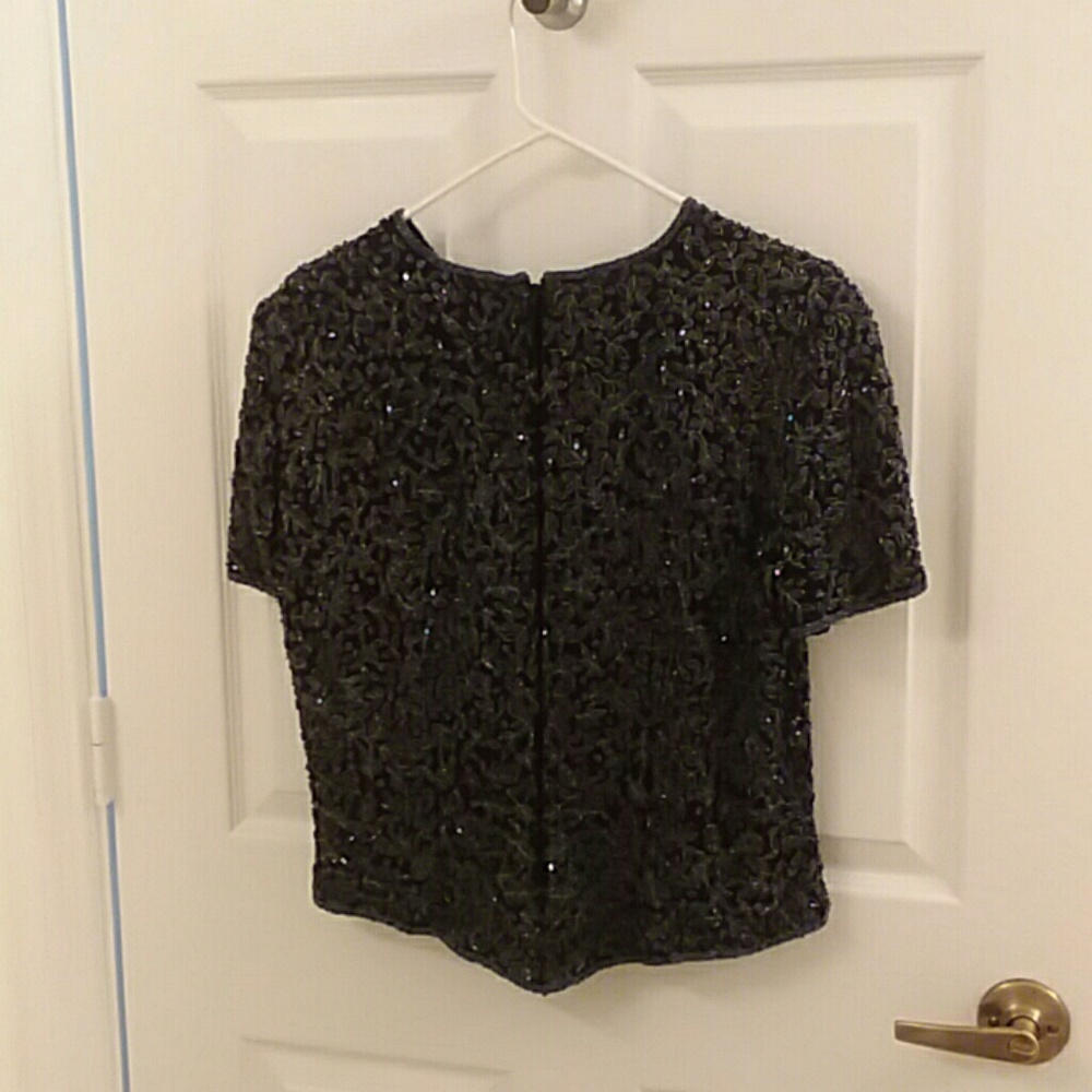 Beaded Evening Top - Picture 2 of 3